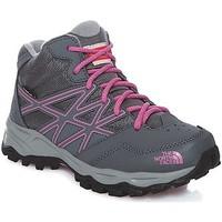 the north face hedgehog hiker mid wp womens walking boots in grey