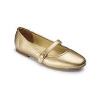 The Shoe Tailor Bar Ballerina Shoes EEE