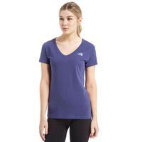 the north face womens simple dome t shirt blue blue