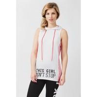 THIS GIRL WON\'T STOP SLEEVELESS HOODIE