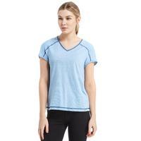 the north face womens dayspring t shirt blue blue