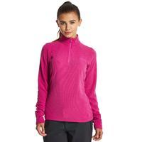 The North Face Women\'s 100 Glacier Half Zip Fleece - Plum, Plum