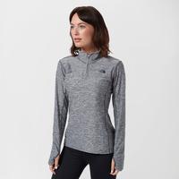 The North Face Women\'s Mountain Athletics Motivation Quarter Zip Shirt, Grey