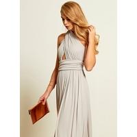 The Iris Maxi Dress - Feather Grey