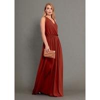 The Aaliyah Maxi Dress- Marsala