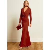 The Sienna Maxi Dress - Marsala