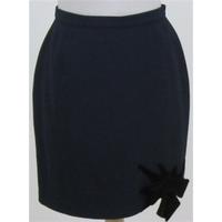 Thierry Mugler, Size M Smart Navy Mini Skirt