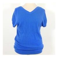Theory, size M cobalt blue low back cashmere sweater