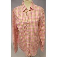 The Collar Company size 10 pink check long sleeved