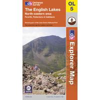 The Lake District: North-eastern area - OS Explorer Active Map Sheet Number OL5