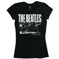The Beatles Women\'s Palladium 1963 Short Sleeve T-shirt, Black, Large