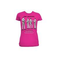 the beatles womens you cant do that short sleeve t shirt pink fuchsia  ...