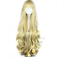 The New Wig Anime Characters Long Curly Golden Hair Wigs