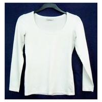the white company long sleeved white t shirt size small