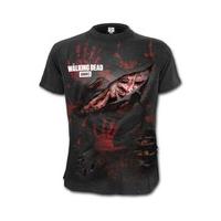 the walking dead all infected zombie ripped t shirt size m