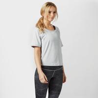 the north face womens mountain athletics motivation t shirt light grey