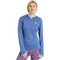 the north face womens mountain athletics reactor hoodie blue