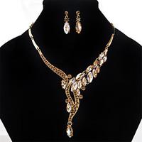 the latest european and american fashion jewelry sets necklace earring