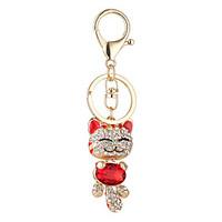 The New Ornament Set Auger Plutus Cat Pendant Lovely Smiling Face Cat Pendant Car Key Chain Bag