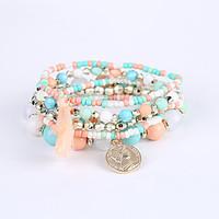 The New European Fashion Diamond BEADS BEADED BRACELET BRACELET MULTI Tassel Coin Factory Direct Christmas Gifts