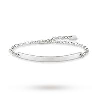 thomas sabo jewellery ladies sterling silver love bridge bracelet clas ...