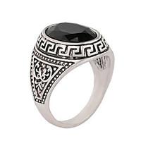 The The Ancient Silver Jewelry Resin Stone Europe And The US Popular Gems Female Ring