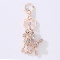 The New Car Bag Key Rings The Cute Poodle Metal Idea With The Drill Key Ring