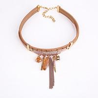 The European And American Personality Multi-element Combination Necklace Geometry Alloy Is Studded With Multi-layer neckline