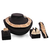 The Latest European And American Exaggerated Fashion High-End Ladies Jewelry Set / Ring / Earrings / Necklace / Bracelet