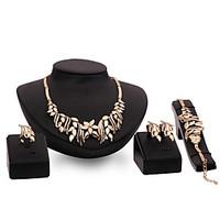 The Latest European And American Exaggerated Fashion High-End Ladies Jewelry Set / Ring / Earrings / Necklace / Bracelet