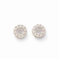 Thomas Sabo Zirconia Stud Logo Earrings