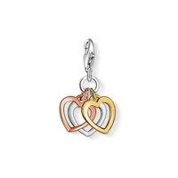 Thomas Sabo Tri-Colour Heart Charm