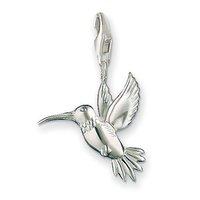 Thomas Sabo Polished Silver Hummingbird Charm