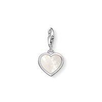 Thomas Sabo Silver and Mother of Pearl Heart Charm
