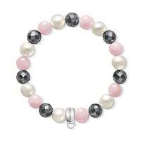 Thomas Sabo Rose, Pearl and Hematite Bracelet