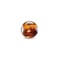 thomas sabo silver amber karma bead