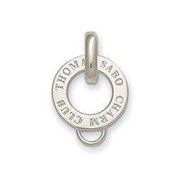 Thomas Sabo Flat Polished Silver Charm Carrier