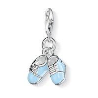 thomas sabo silver and blue bootee charm