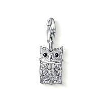 thomas sabo silver owl charm