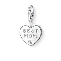 Thomas Sabo Silver Best Mom Charm