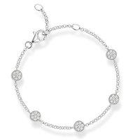 Thomas Sabo Cubic Zirconia Circle Bracelet