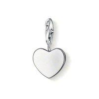 Thomas Sabo Flat Polished Silver Heart Charm