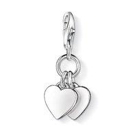 Thomas Sabo Silver Double Heart Charm