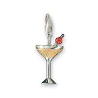 Thomas Sabo Silver And Enamel Cocktail Charm