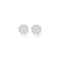 Thomas Sabo Silver Cubic Zirconia Filigree Stud Earrings