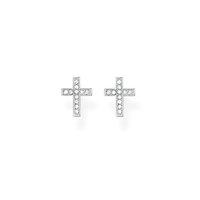 Thomas Sabo Silver Cubic Zirconia Cross Studs