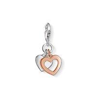 Thomas Sabo Silver and Rose Gold Plated Heart Charm