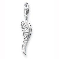 Thomas Sabo Silver and Zirconia Angel Wing Charm