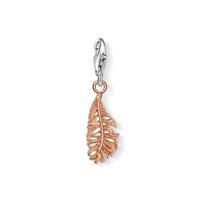 Thomas Sabo Rose Gold Plated Feather Charm