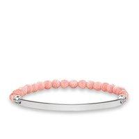 Thomas Sabo Love Bridge Faceted Pink Bracelet